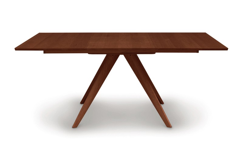 Catalina Extendable Walnut Solid Wood Pedestal Dining Table