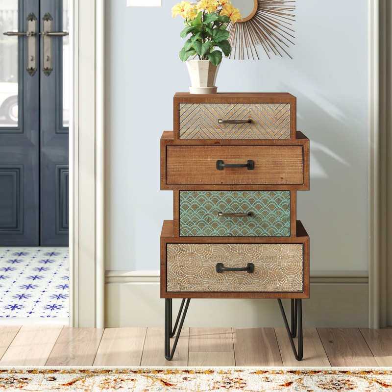 Cayden 33.5'' Tall 4 - Drawer Accent Chest