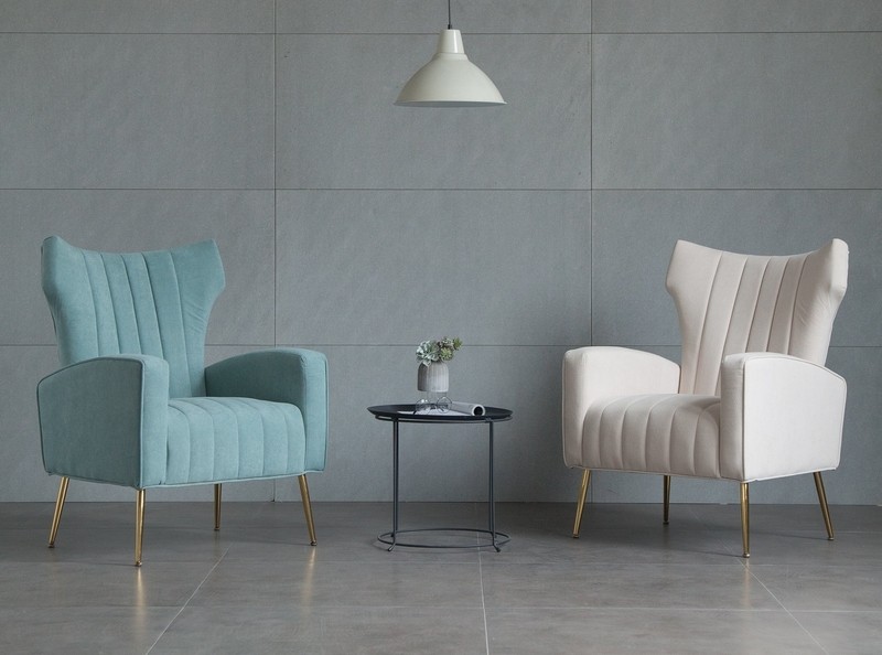 Cayleigh 27.5'' Wide Velvet Wingback Chair