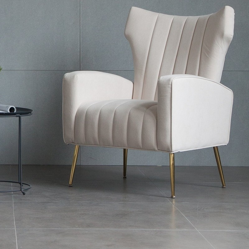 Cayleigh 27.5'' Wide Velvet Wingback Chair