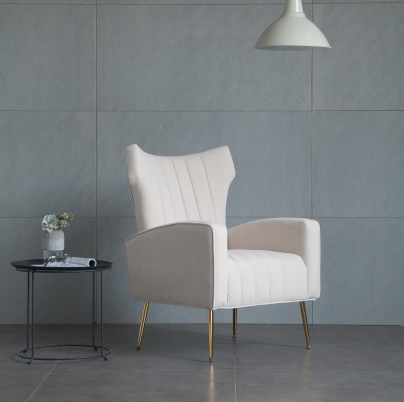 Cayleigh 27.5'' Wide Velvet Wingback Chair