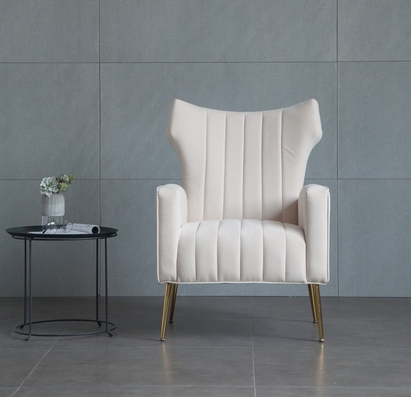 Cayleigh 27.5'' Wide Velvet Wingback Chair
