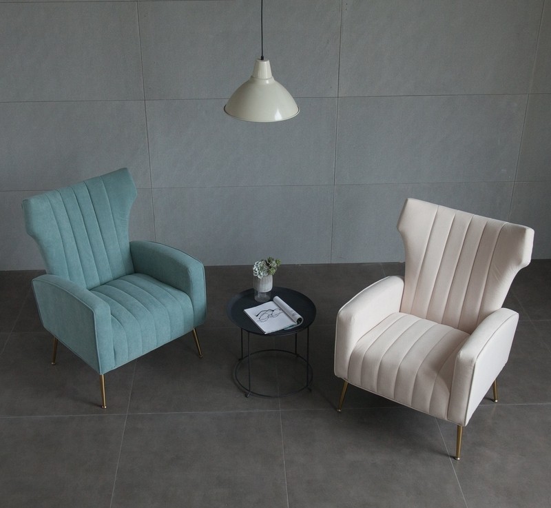 Cayleigh 27.5'' Wide Velvet Wingback Chair