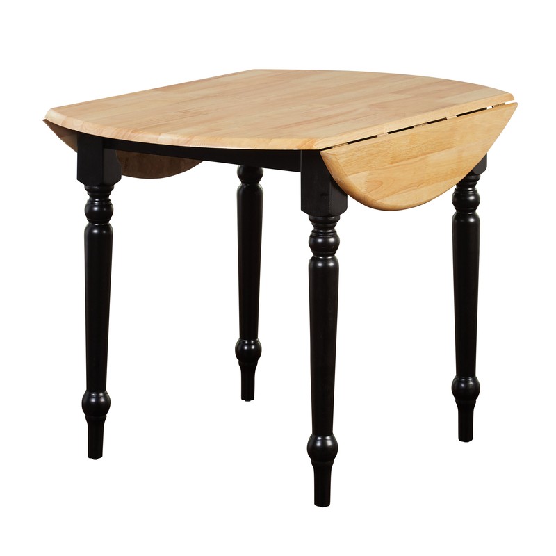 Cecelia Drop Leaf Solid Wood Dining Table