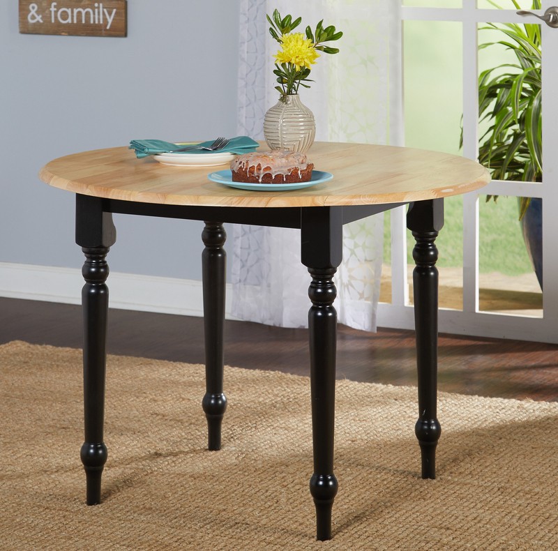 Cecelia Drop Leaf Solid Wood Dining Table