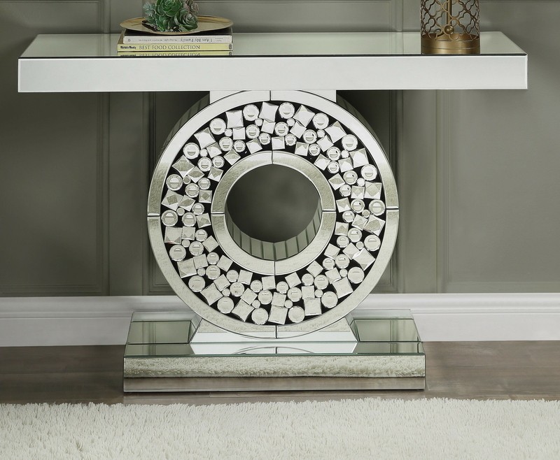 Cecille 47'' Console Table and Mirror Set