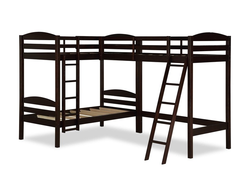 Chaim Twin Over Twin Triple / Quad Bunk Bed by Andover Mills™ Baby & Kids