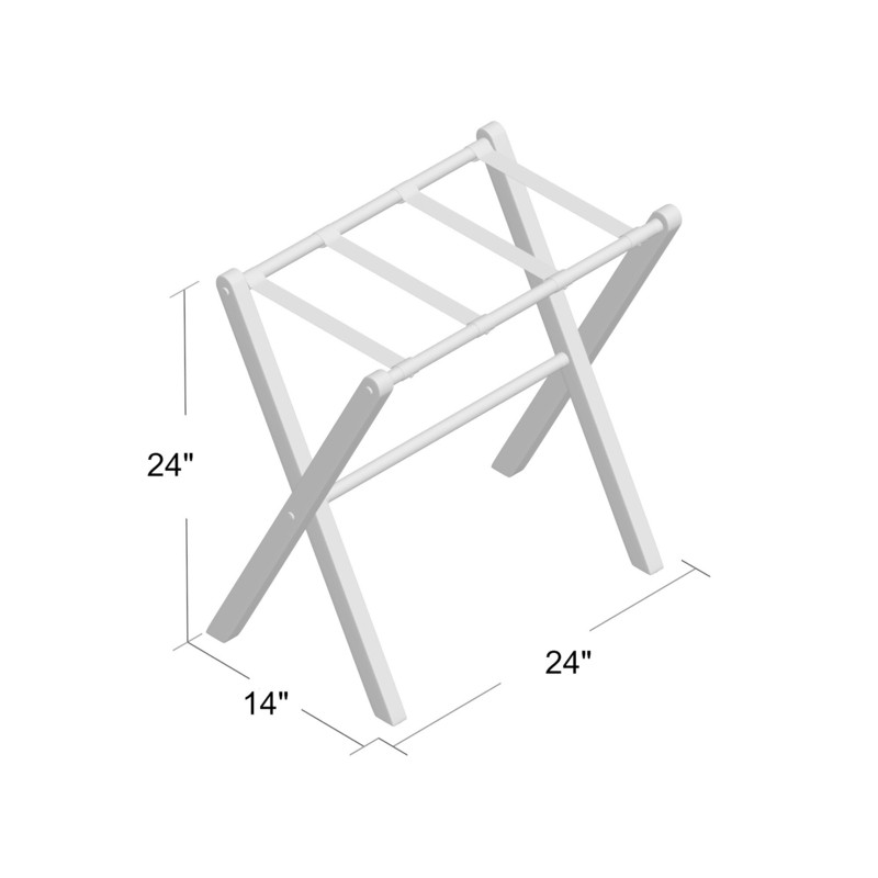 Chaithra Folding Metal Luggage Rack