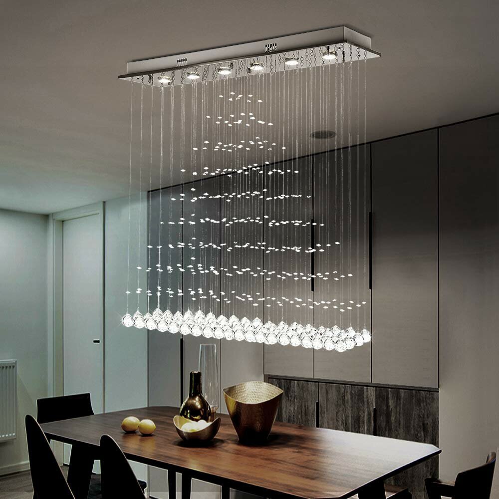Chandelier with Crystal Drops