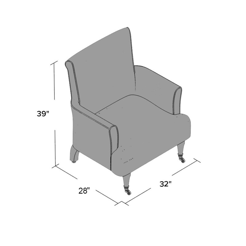 Chardon 32'' Wide Armchair