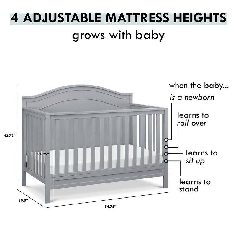 Charlie 4-in-1 Convertible Crib
