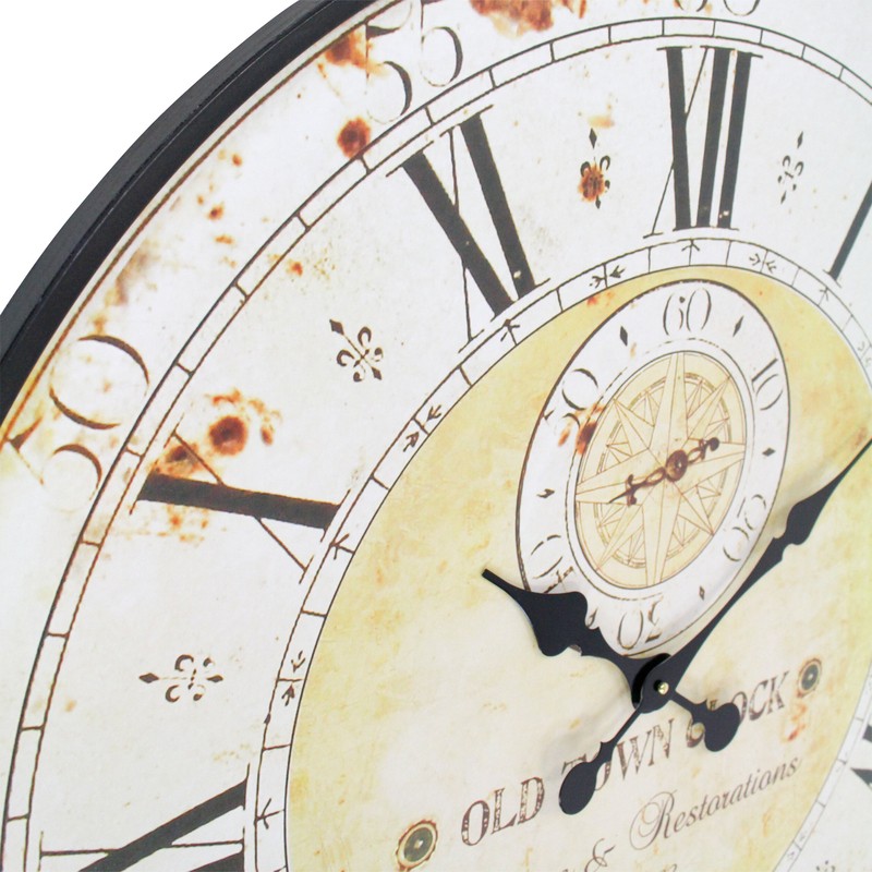 Clarke Oversized Round 31.5" Wall Clock
