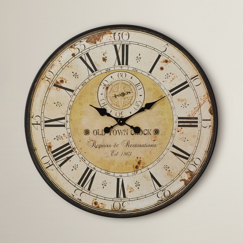 Clarke Oversized Round 31.5" Wall Clock