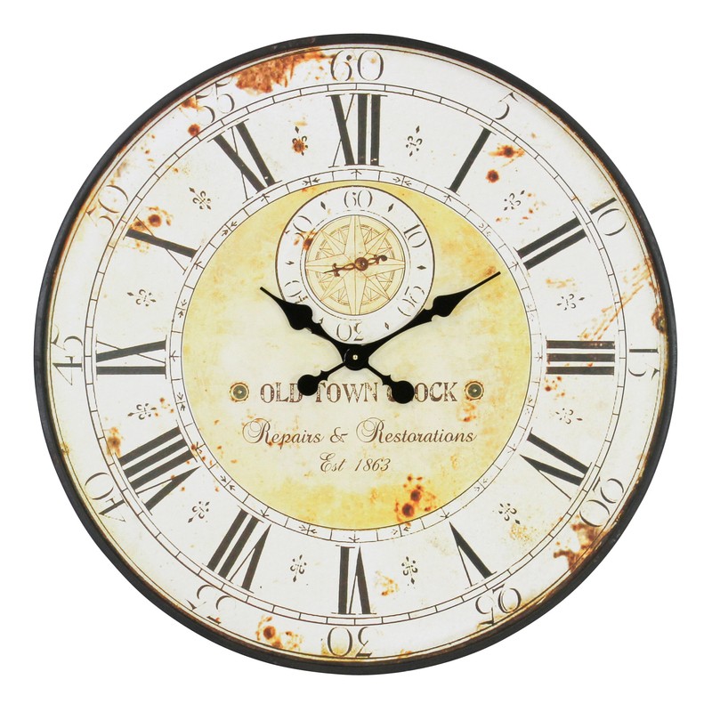 Clarke Oversized Round 31.5" Wall Clock