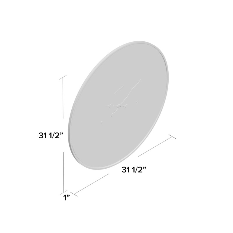 Clarke Oversized Round 31.5" Wall Clock