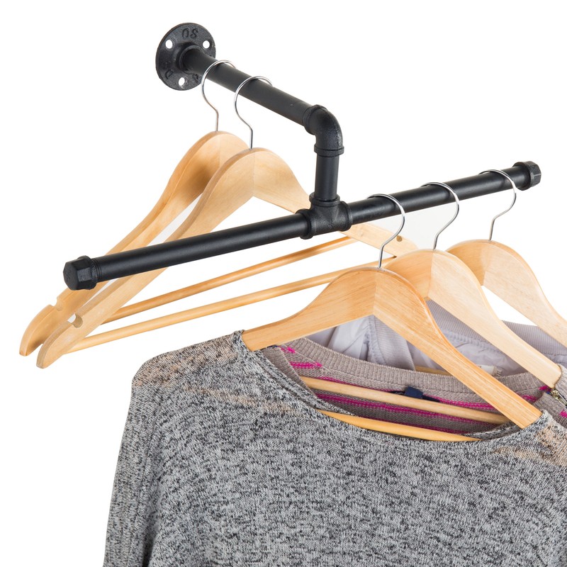 Clarkston 19.9'' Wall Mounted Clothes Rack