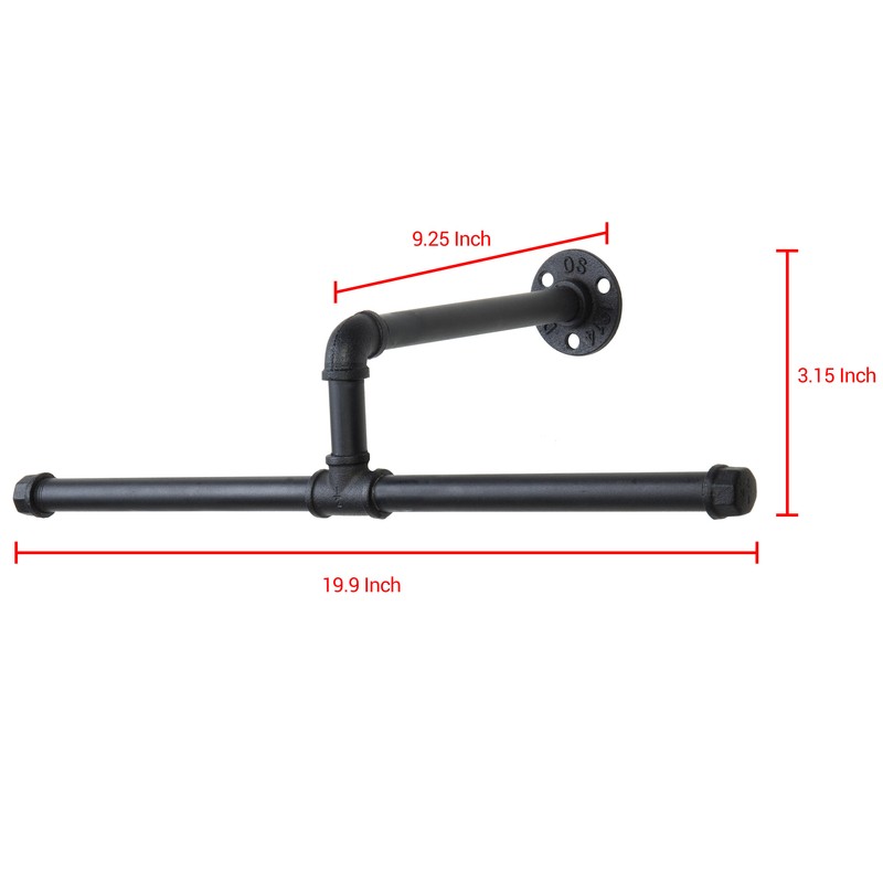 Clarkston 19.9'' Wall Mounted Clothes Rack