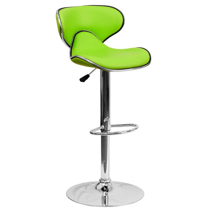 Claudine Swivel Adjustable Height Bar Stool