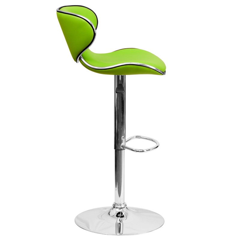Claudine Swivel Adjustable Height Bar Stool