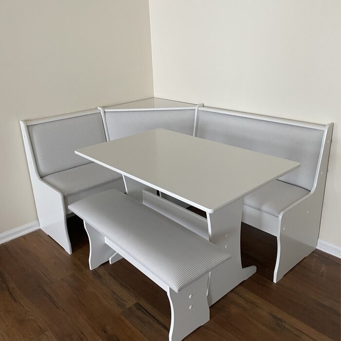 Claycomb 5 - Person Breakfast Nook Dining Set