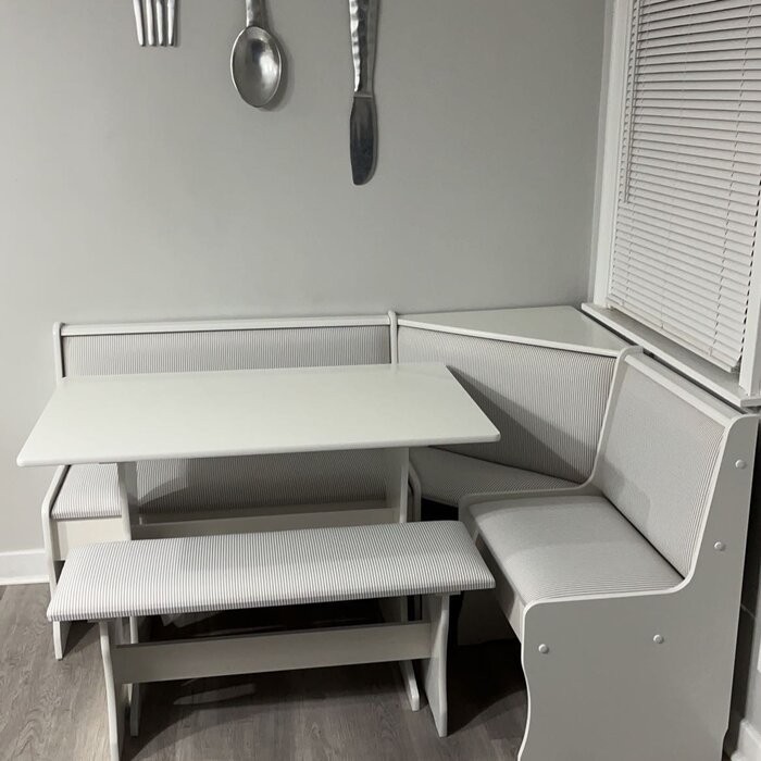 Claycomb 5 - Person Breakfast Nook Dining Set