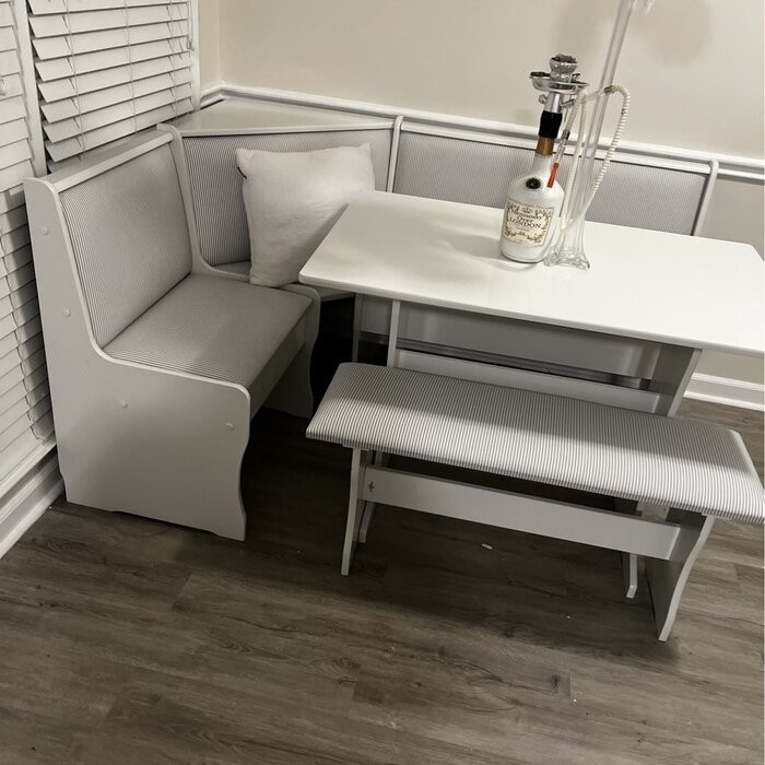 Claycomb 5 - Person Breakfast Nook Dining Set