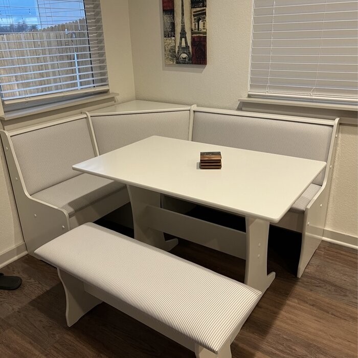 Claycomb 5 - Person Breakfast Nook Dining Set
