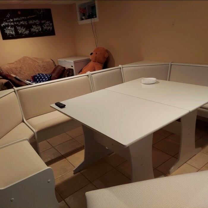 Claycomb 5 - Person Breakfast Nook Dining Set
