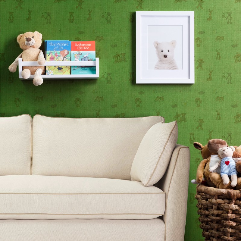 Clegg Isabelle & Max™ 4.2'' H X 16.5'' W Solid Wood Pine House Floating Shelf Kids Bookcase