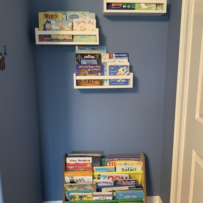 Clegg Isabelle & Max™ 4.2'' H X 16.5'' W Solid Wood Pine House Floating Shelf Kids Bookcase