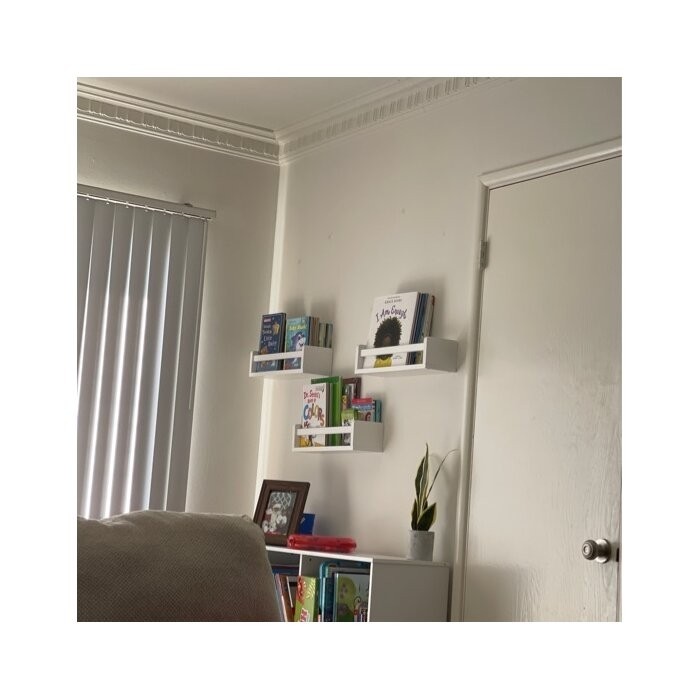 Clegg Isabelle & Max™ 4.2'' H X 16.5'' W Solid Wood Pine House Floating Shelf Kids Bookcase