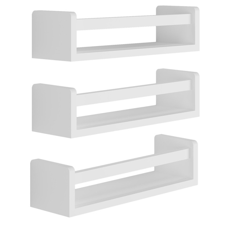 Clegg Isabelle & Max™ 4.2'' H X 16.5'' W Solid Wood Pine House Floating Shelf Kids Bookcase
