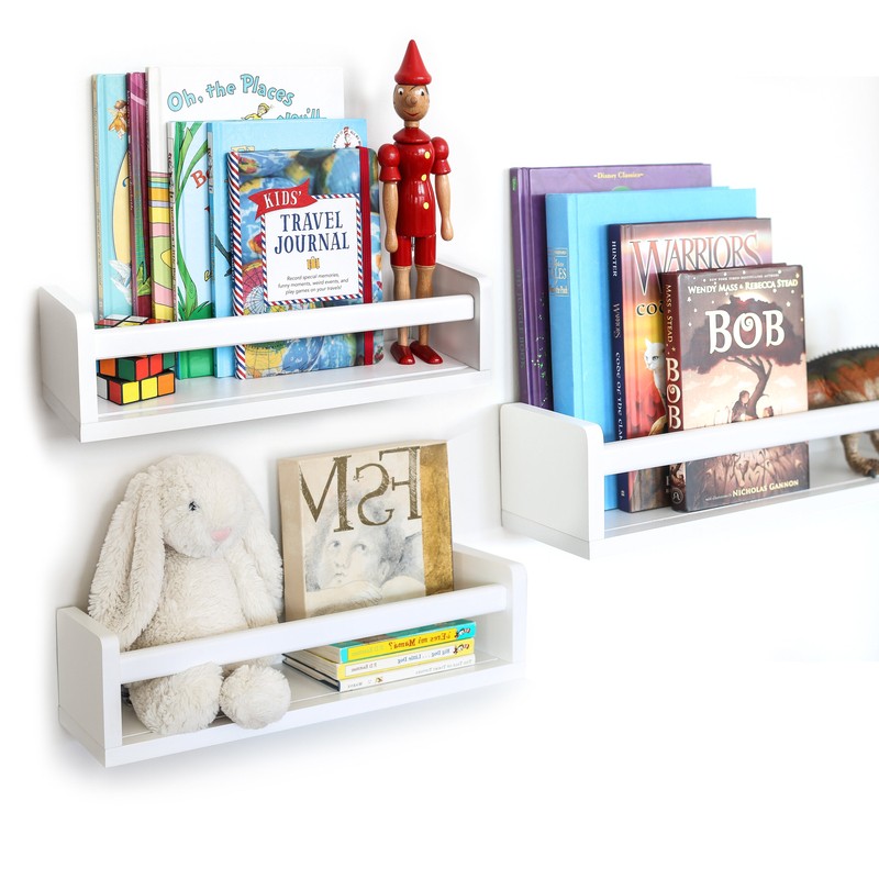 Clegg Isabelle & Max™ 4.2'' H X 16.5'' W Solid Wood Pine House Floating Shelf Kids Bookcase