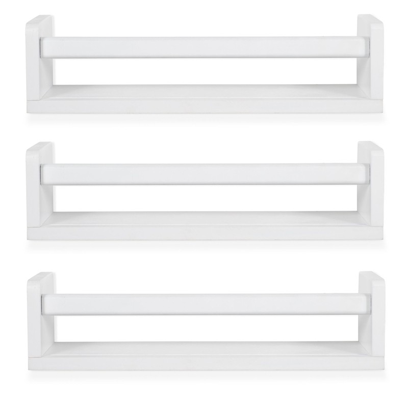 Clegg Isabelle & Max™ 4.2'' H X 16.5'' W Solid Wood Pine House Floating Shelf Kids Bookcase