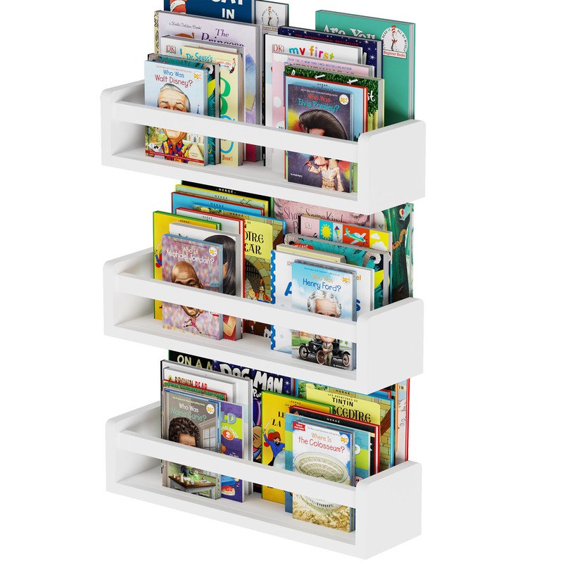 Clegg Isabelle & Max™ 4.2'' H X 16.5'' W Solid Wood Pine House Floating Shelf Kids Bookcase