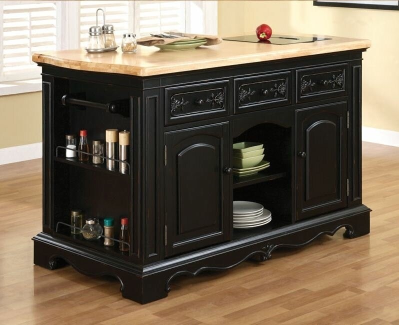 Clemente 56'' Wide Kitchen Island Set