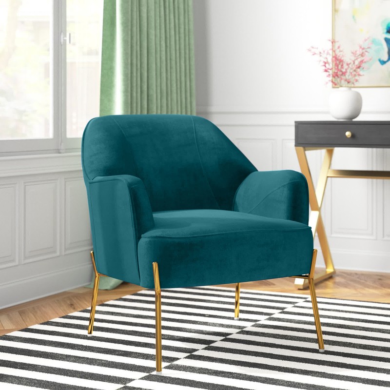 Cleo 26'' Wide Velvet Armchair