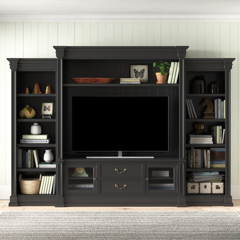 Clermont Solid Wood Entertainment Center for TVs up to 70"
