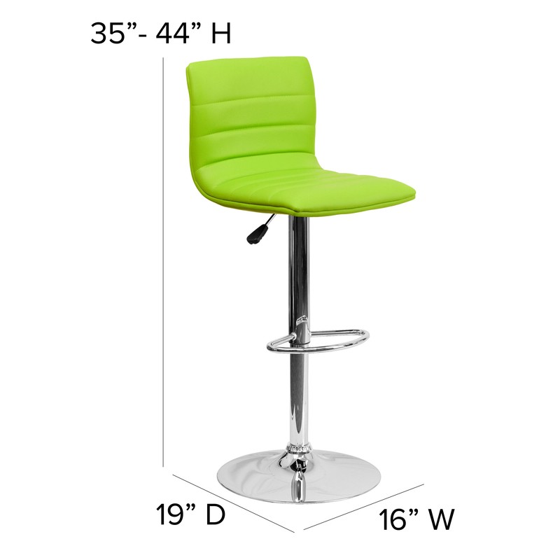Clift Swivel Adjustable Height Bar Stool