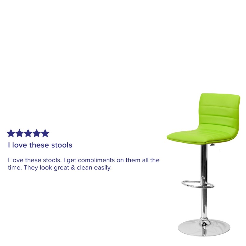 Clift Swivel Adjustable Height Bar Stool