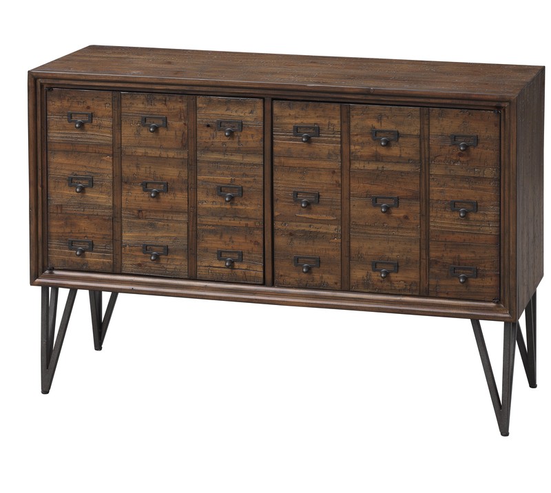 Clive 29.5'' Tall Iron 2 - Door Apothecary Accent Cabinet
