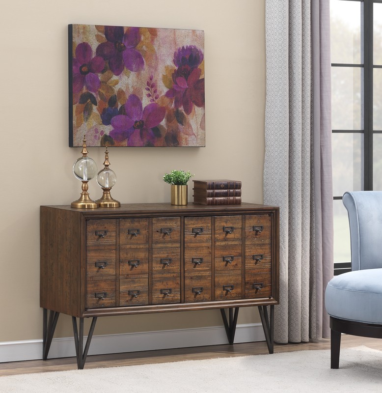 Clive 29.5'' Tall Iron 2 - Door Apothecary Accent Cabinet