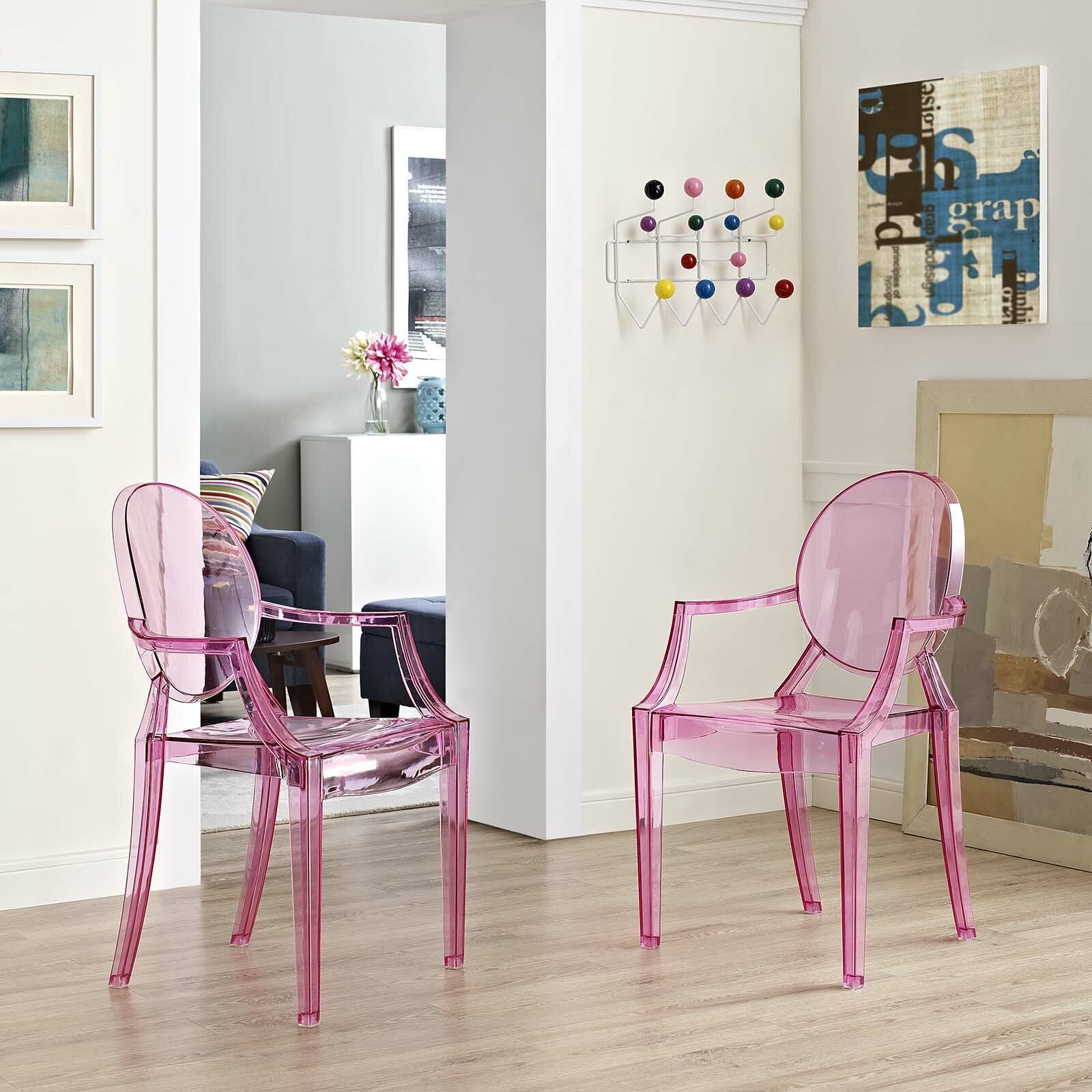 Coloured Acrylic Dining Chairs