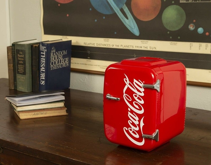 Cooluli Retro 0.14 Cubic Feet cu. ft. Countertop Mini Fridge