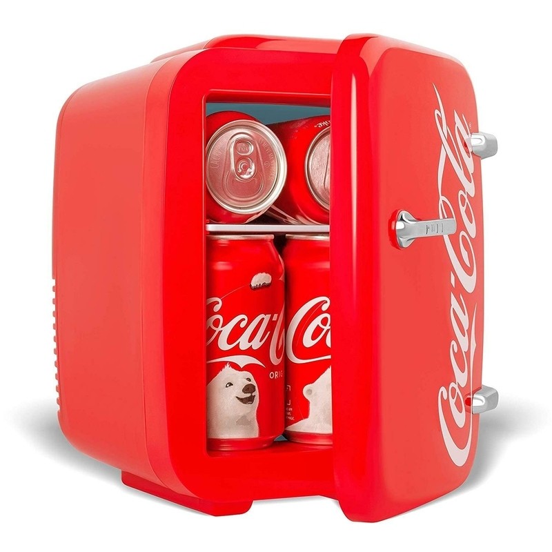 Cooluli Retro 0.14 Cubic Feet cu. ft. Countertop Mini Fridge
