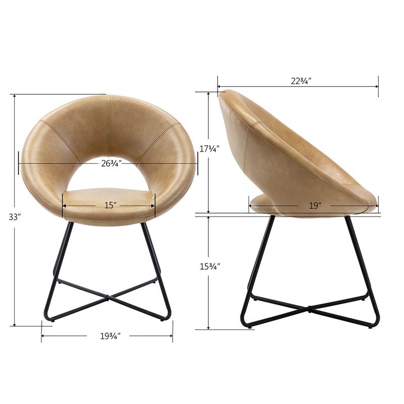 Coomer 26.75'' Wide Barrel Chair