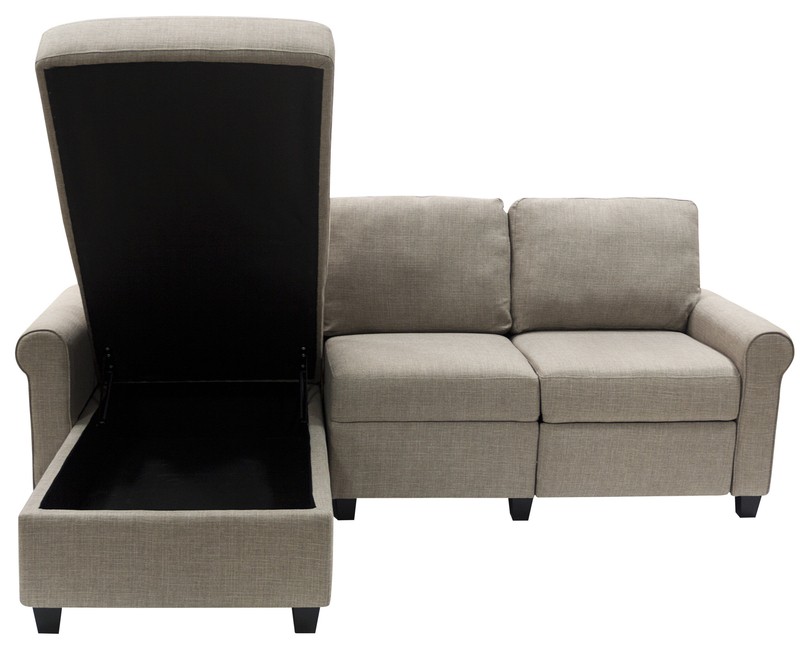 Copenhagen 89" Wide Reclining Sofa & Chaise