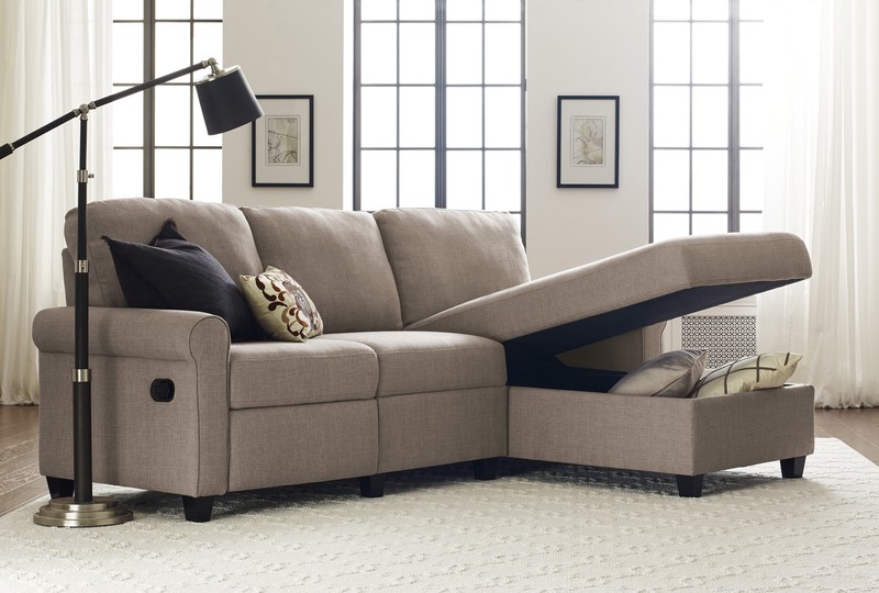 Copenhagen 89" Wide Reclining Sofa & Chaise