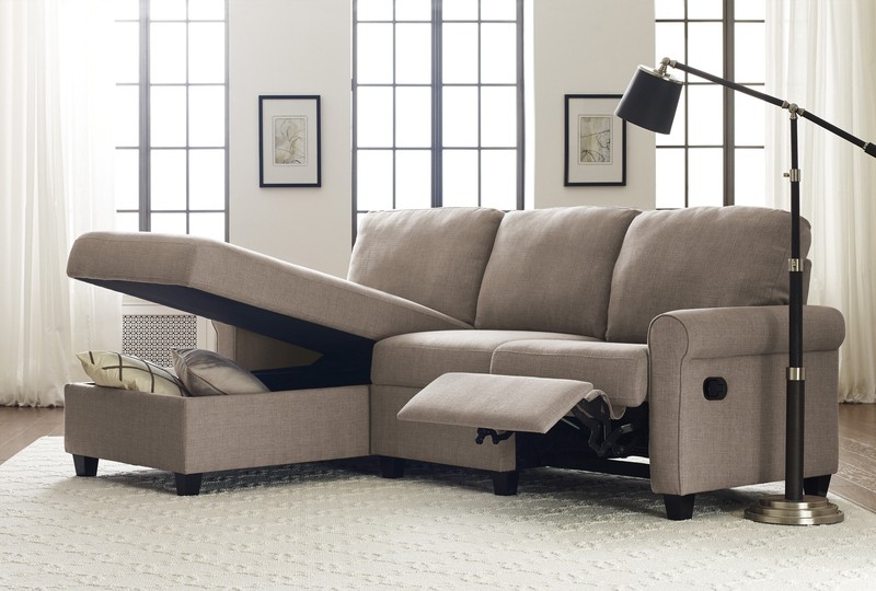 Copenhagen 89" Wide Reclining Sofa & Chaise