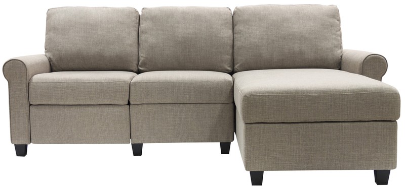 Copenhagen 89" Wide Reclining Sofa & Chaise